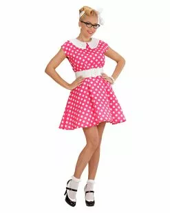 50er Jahre Polka Dot Kleid Gr. L