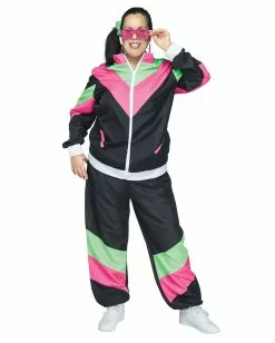 80er Jahre Bad Taste Trainingsanzug Plus Size
