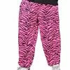 80er Jahre Pink Zebra Trainings Hose -Classic Horror Speichern 80er jahre pink zebra jogging hose 80ies traingshose 80ies pink zebra baggy pants bad taste kostueme 36611 01