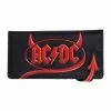 AC/DC Geldbörse Mit Teufelsschwanz Als Verschluss -Classic Horror Speichern acdc geldbeutel mit teufelsschwanz als verschluss acdc purse with devils tail acdc fanartikel 50842 01