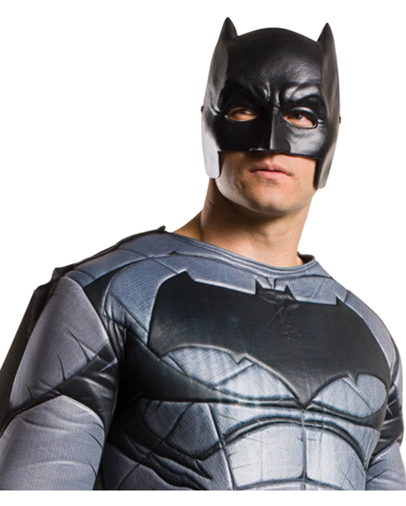 Batman Muskel Kostüm-Shirt Mit Maske & Cape 4 Batman Muskel Kostüm-Shirt Mit Maske & Cape – Bild 2