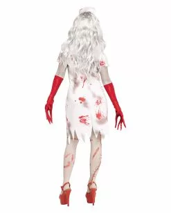 Unheimliches Horror Krankenschwester Kostüm -Classic Horror Speichern blutige horror krankenschwester kostuem set zombie krankenschwester sexy krankenschwester kostuem halloween kostuem halloween verkleidung 53971 1