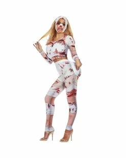 Verpfuschte Beauty OP Patientin Kostüm 2-tlg. 5 Verpfuschte Beauty OP Patientin Kostüm 2-tlg. -Classic Horror Speichern blutiges beauty op patientinnen kostuem 2tlg botched cosmetic surgery costume halloween costume schoenheitsoperations kostuem 39430 1