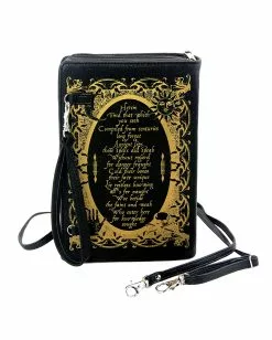 Book Of Spells Clutch Handtasche -Classic Horror Speichern book of spells clutch umhaengetasche gothic handtasche witch accessoires 37530 3