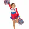 Rot-blaues Cheerleader Kinderkostüm 2 Rot-blaues Cheerleader Kinderkostüm -Classic Horror Speichern cheerleader kinder kostuem rot blau faschings verkleidung cheerleaderin tanzgarde kostuem maedchen 36433 1