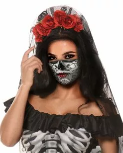 Dia De Los Muertos Alltagsmaske Für Frauen