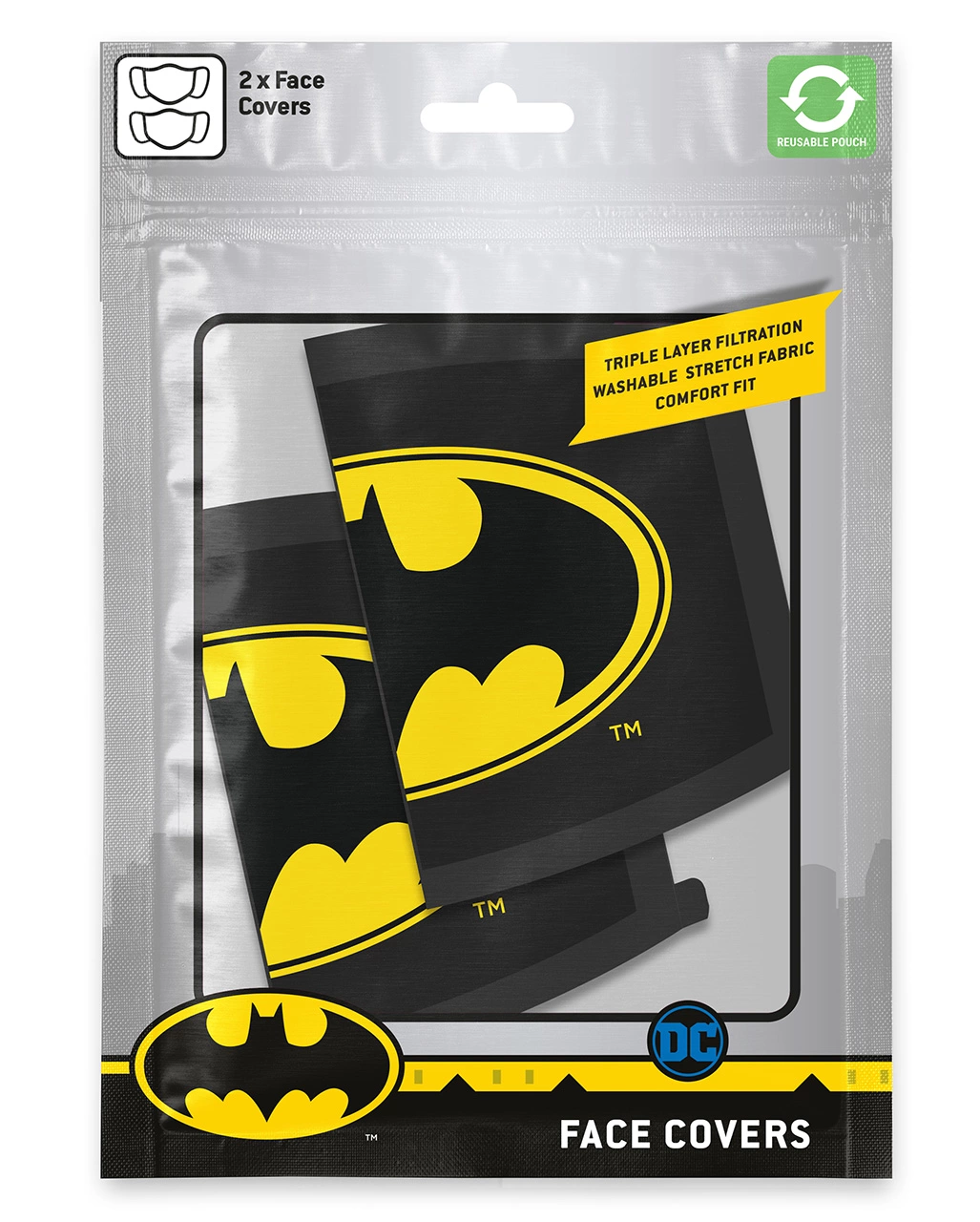 Batman DC Comic Community Masken 2 St. 4 Batman DC Comic Community Masken 2 St. – Bild 2
