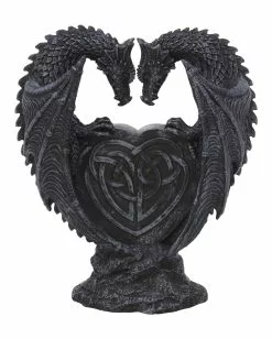 Drachen Mit Rotem Kristallherz -Classic Horror Speichern drachenpaar mit rotem herz drachen figuren drachen dekoration 29409 04