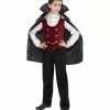 Düsterer Vampir Kinderkostüm Mit Cape -Classic Horror Speichern duesterer vampir kinderkostuem edle blutsauger verkleidung fuer kids 24789