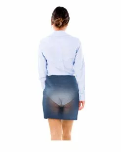 Scherzartikel "transparenter Rock Mit Slip"