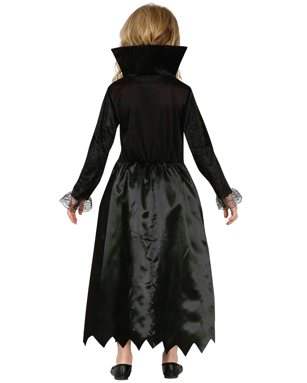 Elegantes Vampiress Kinder Kostüm 4 Elegantes Vampiress Kinder Kostüm – Bild 2