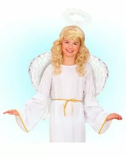 Weiße Engelsflügel Mit Federn 51x46cm -Classic Horror Speichern engelsfluegel mit weissen federn white angel wings kostuemfluegel und zuebehoer 52424 2