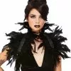 Schwarzer Feder Bolero 1 Schwarzer Feder Bolero -Classic Horror Speichern extravaganter feder bolero in schwarz halloween kostuem accessoire verkleidungs zubehoer gothic bolero 39419