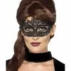 Venezianische Augenmaske Aus Spitze -Classic Horror Speichern filigrane schwarze augenmaske aus spitze black lace eyemask venezianische augenmaske 36637 01