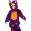 Flauschiges Lila Monster Kinder Kostüm -Classic Horror Speichern flauschiges monster kinderkostuem lila ungeheuer verkleidung fuer halloween monster child costume 36235