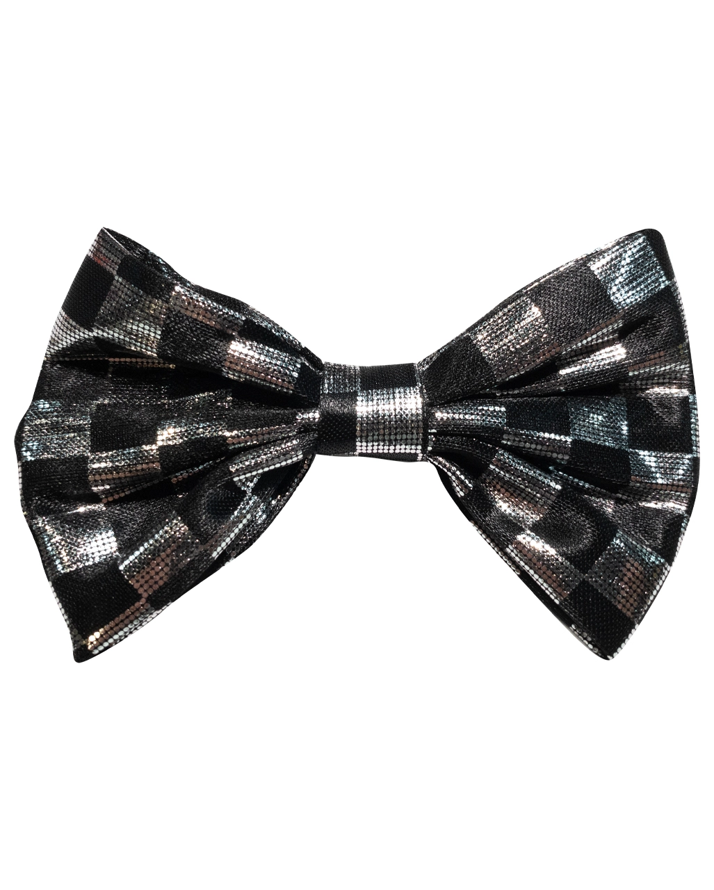 Fliege Deluxe Schwarz/silber 3 Fliege Deluxe Schwarz/silber