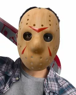 Friday The 13th Jason Voorhees Maske Holzoptik