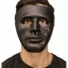 Schwarze Gesichtsmaske 1 Schwarze Gesichtsmaske -Classic Horror Speichern gesichtsmaske schwarz kostuemmaske verkleidungszubehoer faschingsmaske halloweenmaske blank mask black 25702