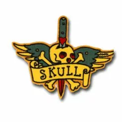 Mickey Martin Skull Tattoo Aufnäher