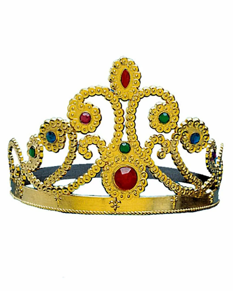 Goldene Cindy Krone Mit Edelsteinen 3 Goldene Cindy Krone Mit Edelsteinen