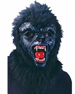 Gorilla Maske Schwarz