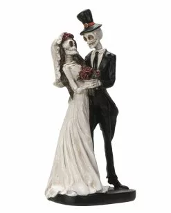 Gothic Skelett Brautpaar 32cm -Classic Horror Speichern gothic skelett hochzeitspaar gothic skeleton wedding couple figurine gothic deko 54749 04