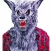 Graue Werwolf Maske Mit Zähnen