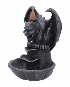 Grotesque Gargoyle Backflow Räucherkerzenhalter 17,8cm -Classic Horror Speichern grotesque gargoyle backflow raeucherkegelhalter grotesque smoke backflow incense burner 52429 02