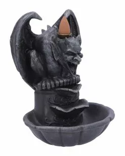 Grotesque Gargoyle Backflow Räucherkerzenhalter 17,8cm -Classic Horror Speichern grotesque gargoyle backflow raeucherkegelhalter grotesque smoke backflow incense burner 52429 04