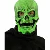Grüne Totenschädel Maske UV Aktiv -Classic Horror Speichern gruene totenkopfmaske uv aktiv gruene totenschaedel maske schwarzlicht aktiv 37370 001