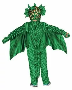 Kleinkinder Kostüm Grüner Drache -Classic Horror Speichern gruener drache kleinkinder kostuem printed dragon toddler costume green drachen verkleidung kinder 54141 2