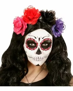 Rote Glitzer-Rose Haarspange 6 Rote Glitzer-Rose Haarspange -Classic Horror Speichern haarspange rote rose mit glitzer glamour haarschmuck blumen haarspange hair clip red rose with glitter 26607 2