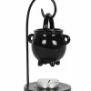 Hängender Hexenkessel Teelicht & Duftöl Brenner -Classic Horror Speichern haengender hexenkessel duftoel und teelichthalter hanging witches cauldron oil burner halloween deko 51663 01