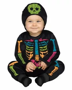 Halloween Baby Knochen Bunt