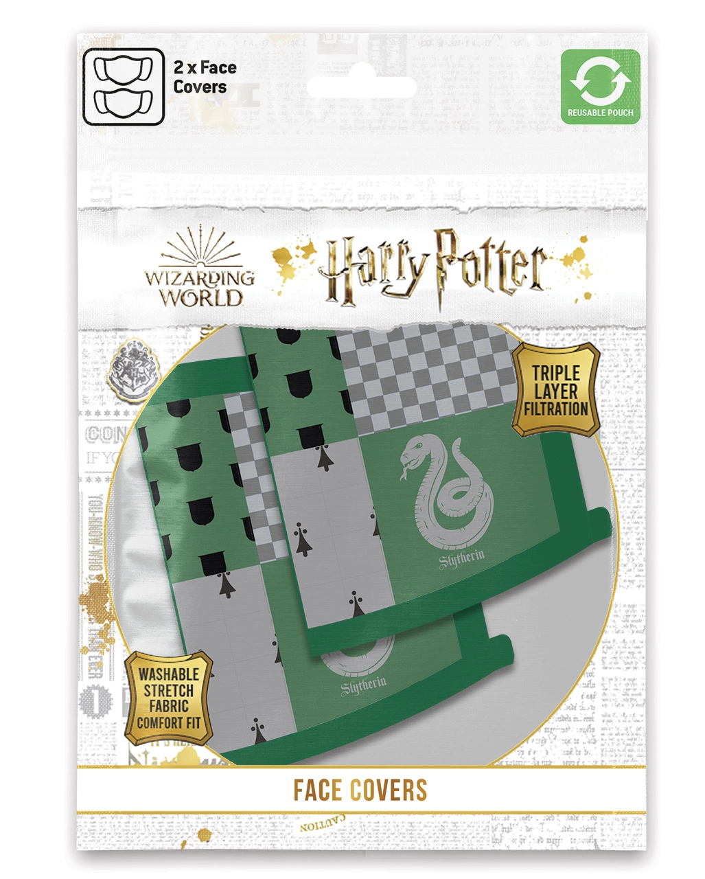 Harry Potter Slytherin Community Masken 2 St. 4 Harry Potter Slytherin Community Masken 2 St. – Bild 2