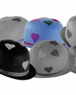 Hellblauer Partyhut Mit Herzen