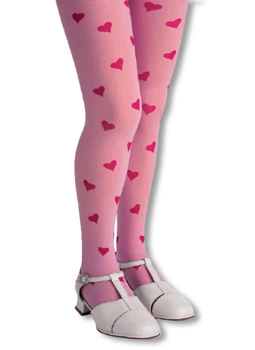 Kinder Herzstrumpfhose Rosa 3 Kinder Herzstrumpfhose Rosa