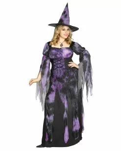 Kostüm Starlight Hexe -Classic Horror Speichern hexen damenkostuem edle zauberin verkleidung fuer frauen hexen kostuemkleid fuer halloween 28323 c