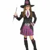 Hexen Schuluniform Kostüm Für Kinder -Classic Horror Speichern hexen schuluniform kinder kostuem school girl witch child costume zauberlehrling halloween verkleidung 54225