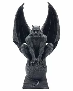 Dekofigur Gargoyle Auf Weltkugel