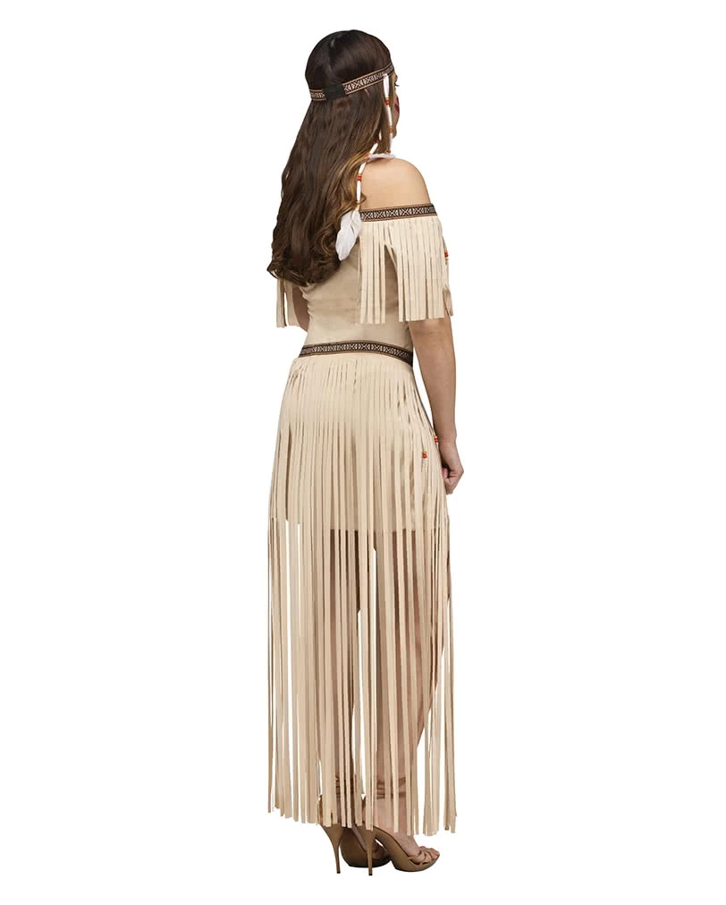 Indianerin Squaw Frauenkostüm 4 Indianerin Squaw Frauenkostüm – Bild 2