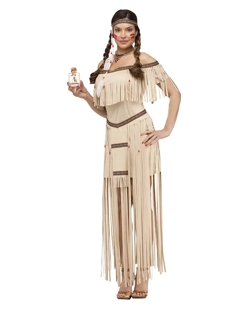 Indianerin Squaw Frauenkostüm 3 Indianerin Squaw Frauenkostüm