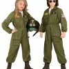 Kampfjet Pilot Kostüm Für Kinder -Classic Horror Speichern kampfjet pilot kinderkostuem airforce kinderkostuem soldatenkostuem fuer kinder airforce jet pilot child costume 36600 001