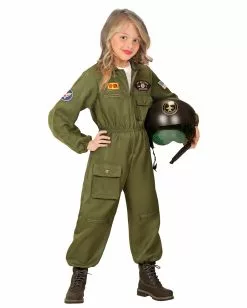 Kampfjet Pilot Kostüm Für Kinder -Classic Horror Speichern kampfjet pilot kinderkostuem airforce kinderkostuem soldatenkostuem fuer kinder airforce jet pilot child costume 36600 003