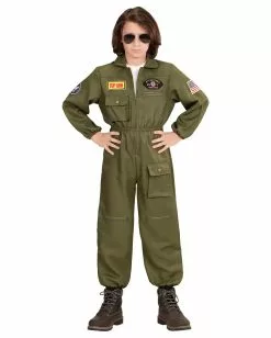 Kampfjet Pilot Kostüm Für Kinder -Classic Horror Speichern kampfjet pilot kinderkostuem airforce kinderkostuem soldatenkostuem fuer kinder airforce jet pilot child costume 36600 005