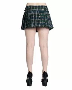 Banned Minirock Schotten Muster 7 Banned Minirock Schotten Muster -Classic Horror Speichern karierter minirock gruen tartan minirock karierter punk minirock rockabilly minirock 660555 3