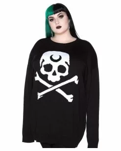 2 The Bone Strickpullover KILLSTAR -Classic Horror Speichern killstar 2 the bone strickpullover gothic fashion und halloween merch killstar 2 the bone knit sweater 50933