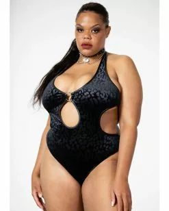 Barbarella Halter Bodysuit KILLSTAR 9 Barbarella Halter Bodysuit KILLSTAR -Classic Horror Speichern killstar barbarella halter bodysuit killstar gothic body leo print bodysuit gothic fashion 53343 4