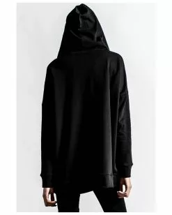 Cloak Of Deception Oversized Hoodie KILLSTAR -Classic Horror Speichern killstar cloak of deception oversized hoodie gothic fashion deko und accessoires 519854