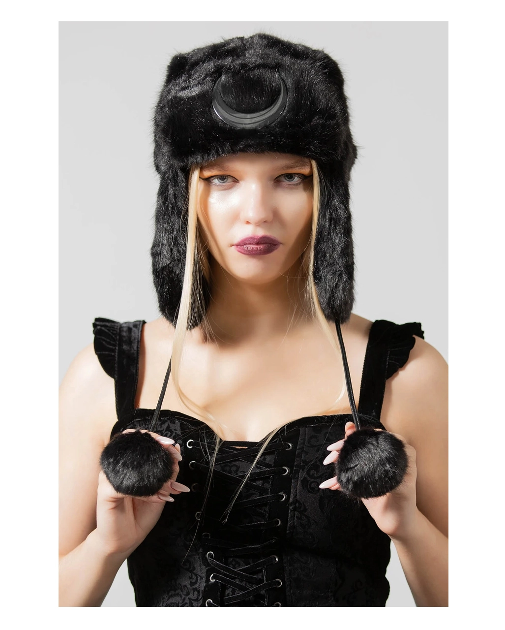 Dark Side Of The Moon Kunstfellmütze KILLSTAR 3 Dark Side Of The Moon Kunstfellmütze KILLSTAR